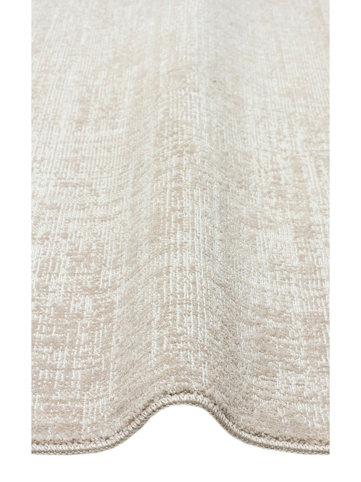 Dakar Sade Desenli Oturma Odası Salon Koridor Antre Mutfak Modern Halı PLAIN BEIGE - Carpetdocia