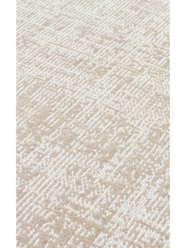 Dakar Sade Desenli Oturma Odası Salon Koridor Antre Mutfak Modern Halı PLAIN BEIGE - Carpetdocia