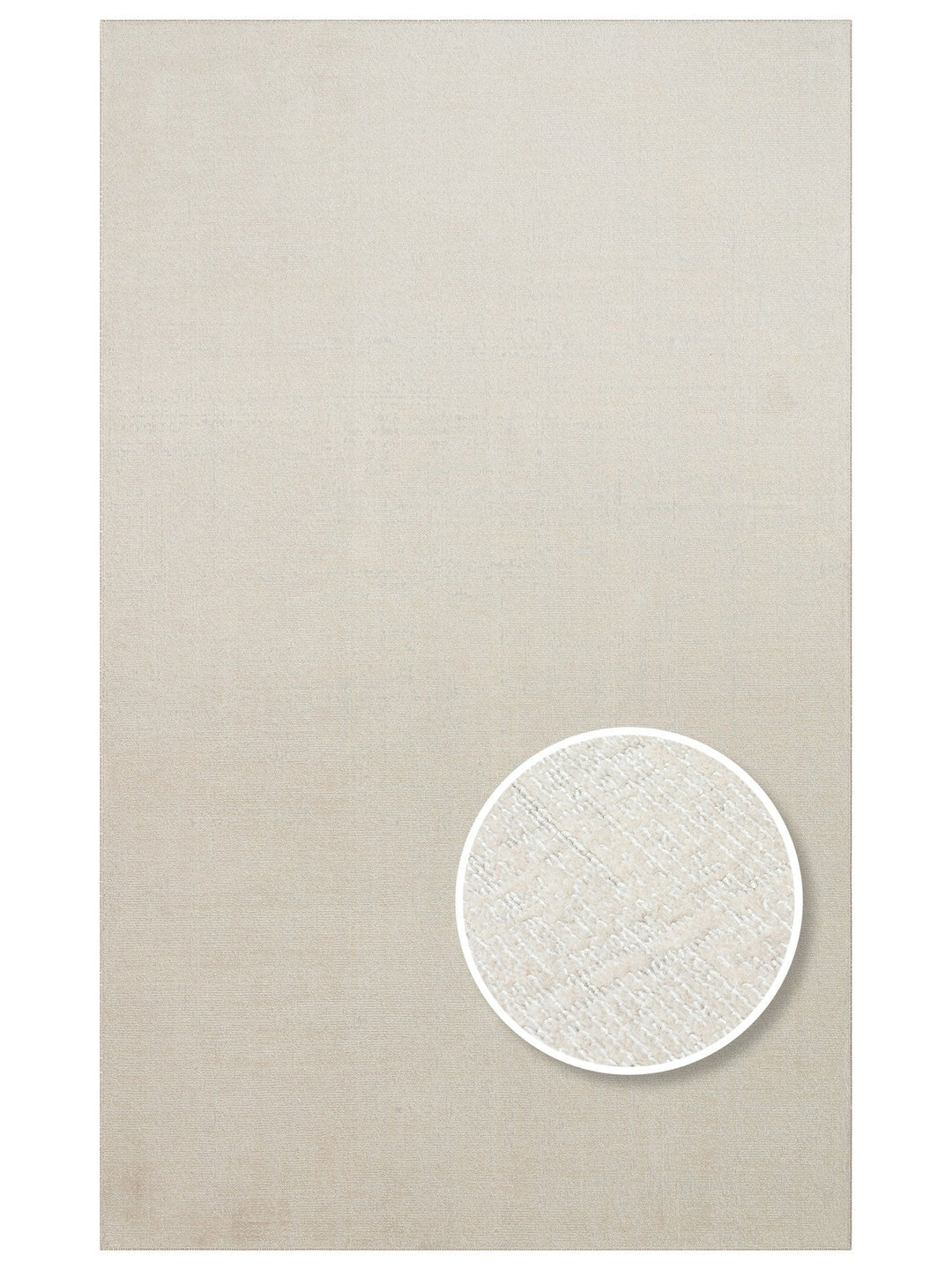 Dakar Sade Desenli Oturma Odası Salon Koridor Antre Mutfak Modern Halı PLAIN CREAM - Carpetdocia