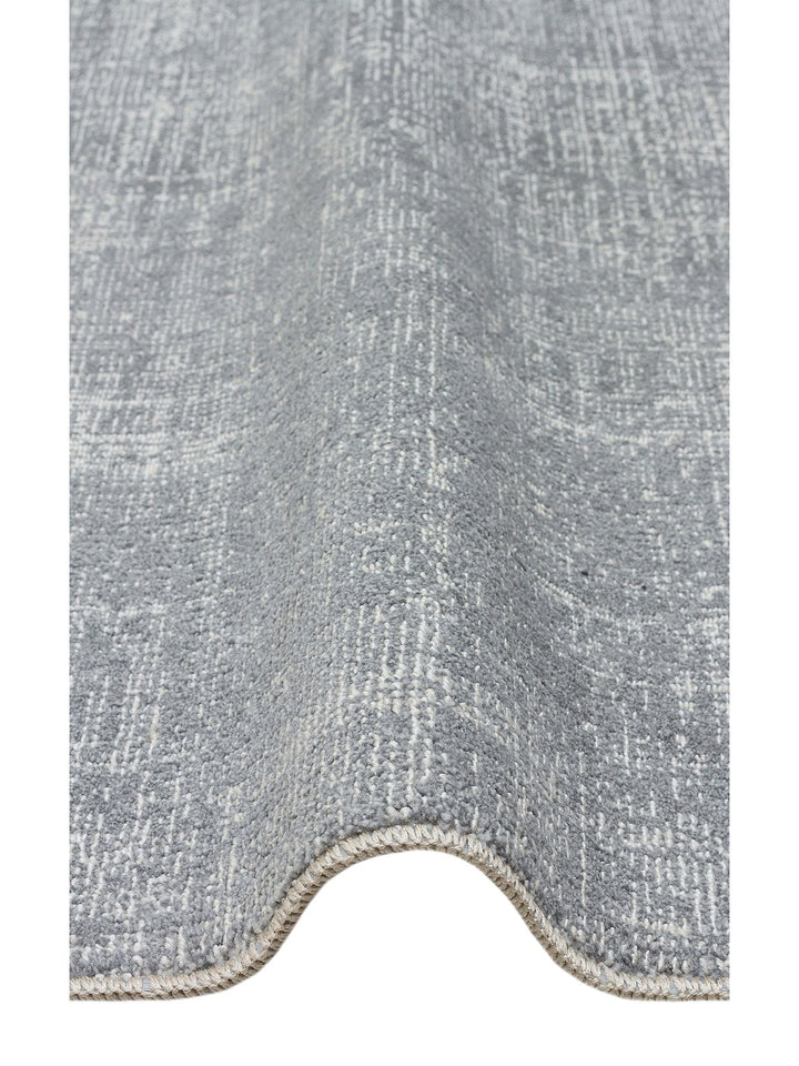 Dakar Sade Desenli Oturma Odası Salon Koridor Antre Mutfak Modern Halı PLAIN GREY - Carpetdocia