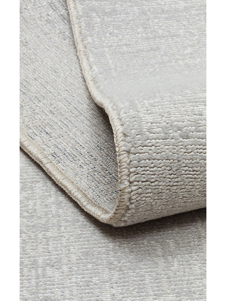 Dakar Sade Desenli Oturma Odası Salon Koridor Antre Mutfak Modern Halı PLAIN SILVER - Carpetdocia