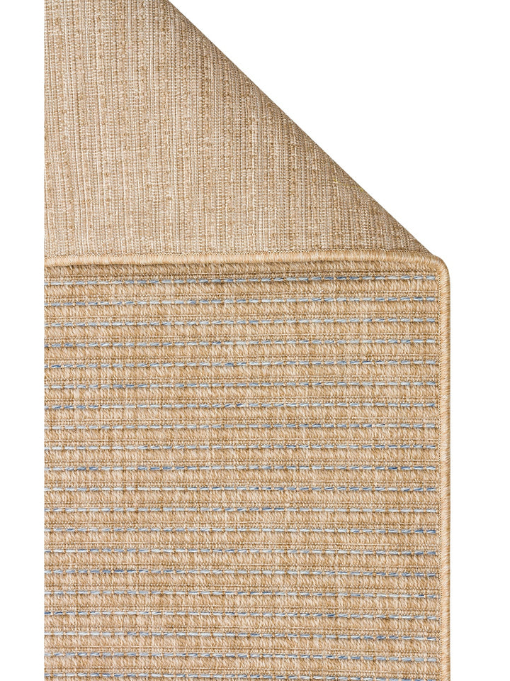 Dream İç ve Dış Mekan Kullanımına Uygun Kolay Temizlenebilir Sisal Görünümlü Halı 01 NATURAL BLUE - Carpetdocia