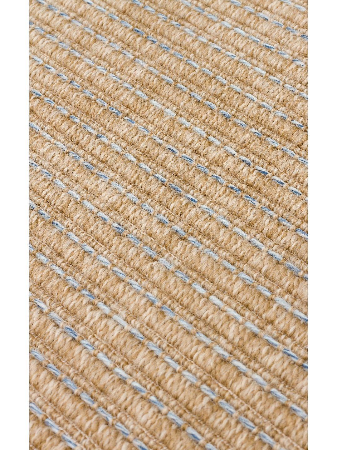 Dream İç ve Dış Mekan Kullanımına Uygun Kolay Temizlenebilir Sisal Görünümlü Halı 01 NATURAL BLUE - Carpetdocia