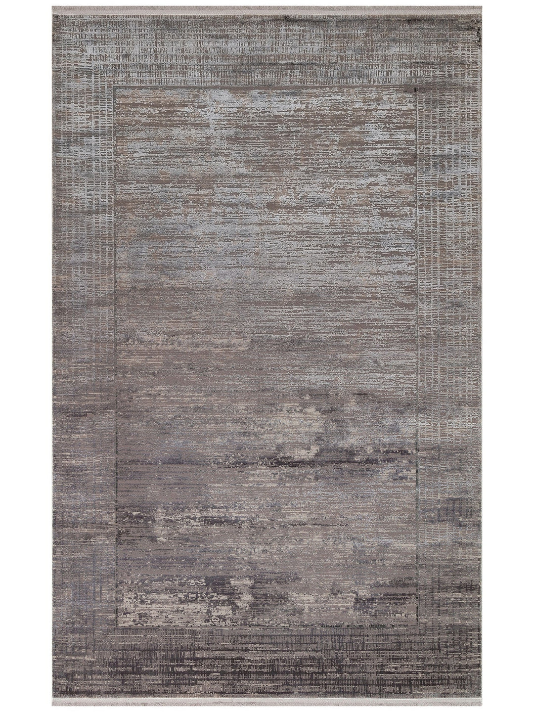 Elegant Dyed Özel Işıltılı Yüksek Kaliteli Sık Dokuma Salon Oturma Odası Koridor Modern Halı 02 D.GREY - Carpetdocia