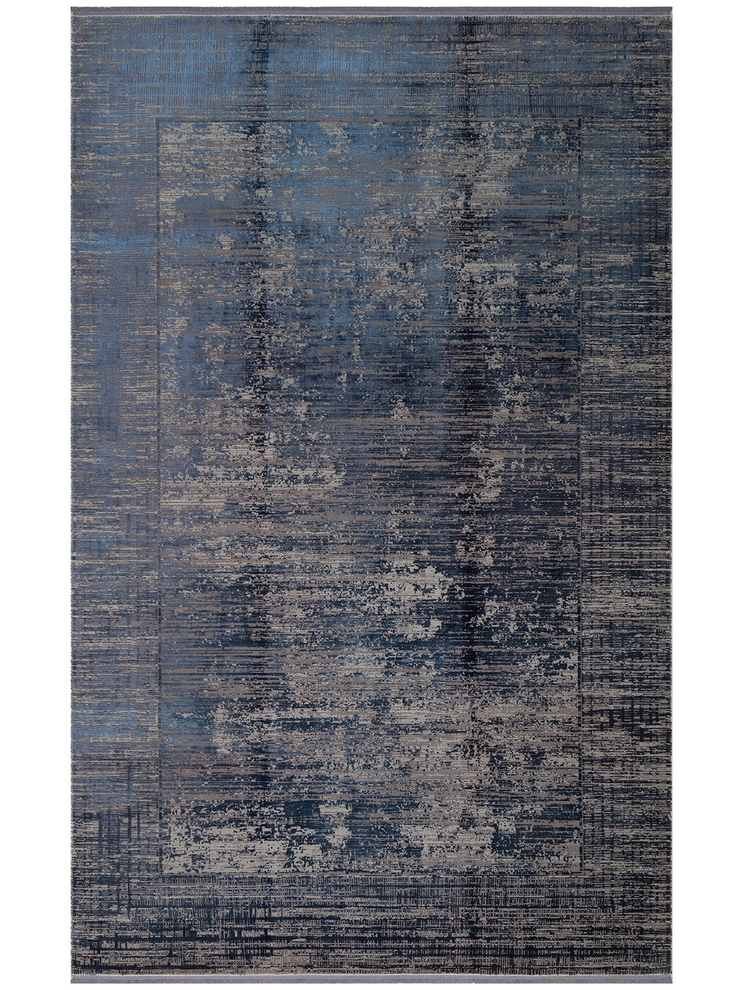 Elegant Dyed Özel Işıltılı Yüksek Kaliteli Sık Dokuma Salon Oturma Odası Koridor Modern Halı 02 NAVY - Carpetdocia