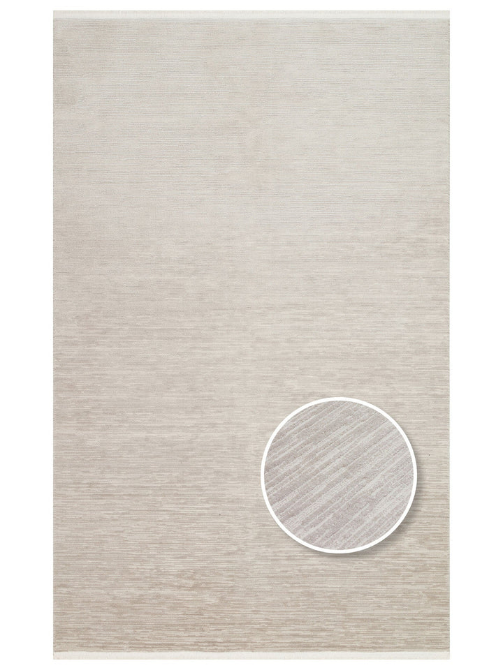 Fade Serisi Sade Desenli Oturma Odası Salon Koridor Antre Yatak Odası Modern Halı PLAIN L.GREY - Carpetdocia