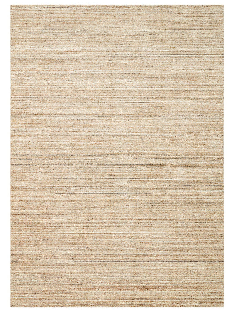 Helsinki Series 100% Natural Wool and Viscose Hand Woven Modern Scandinavian Living Room Carpet BEIGE