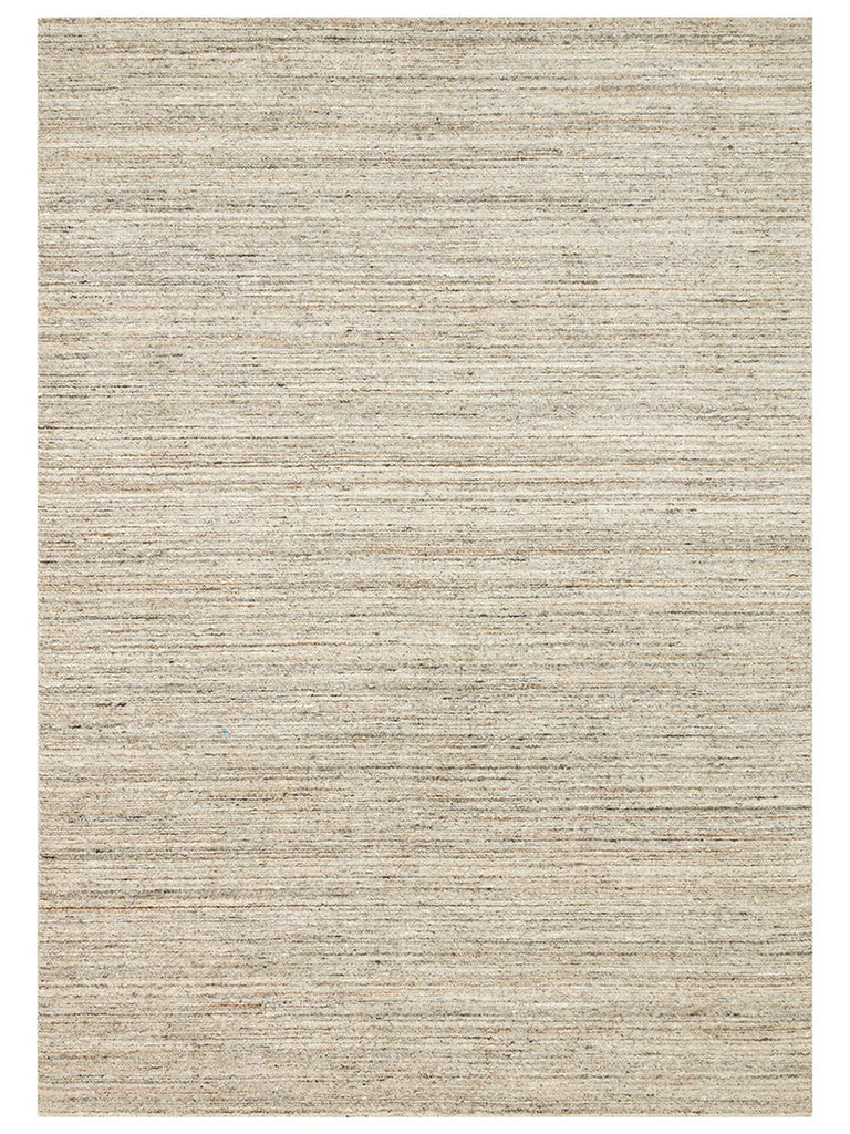 Helsinki Series 100% Natural Wool and Viscose Hand Woven Modern Scandinavian Living Room Carpet STONE