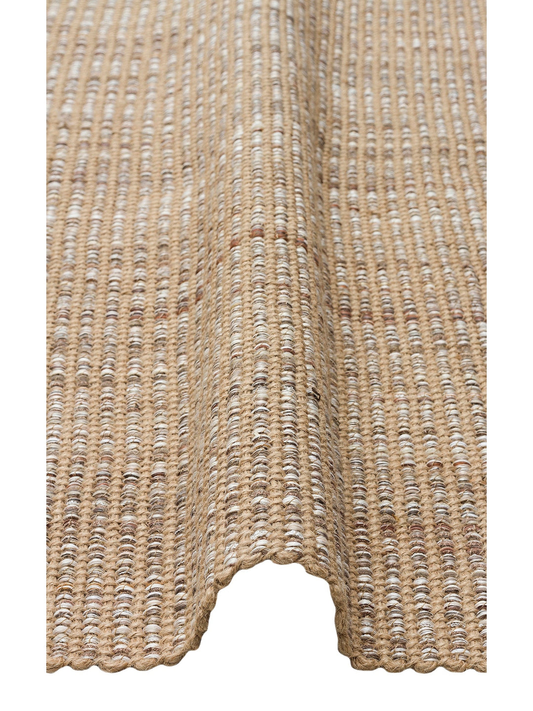 Kenitra Jüt Karışımlı Çift Taraflı Oturma Odası Koridor Antre Mutfak Balkon Modern Kilim 01 BEIGE - Carpetdocia