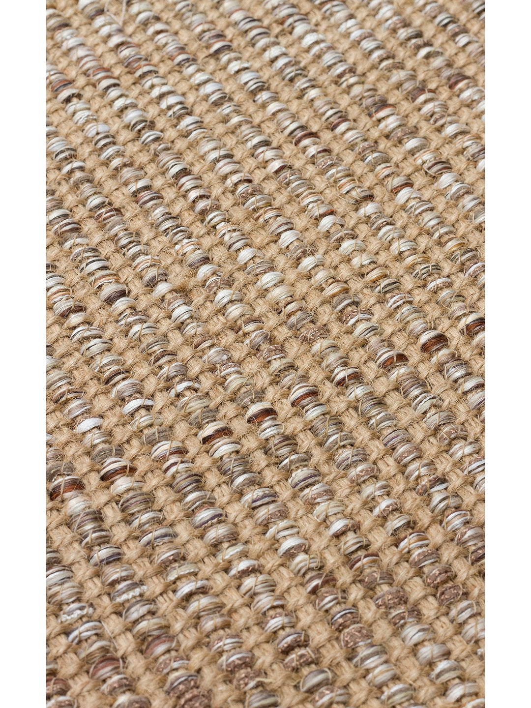 Kenitra Jüt Karışımlı Çift Taraflı Oturma Odası Koridor Antre Mutfak Balkon Modern Kilim 01 BEIGE - Carpetdocia