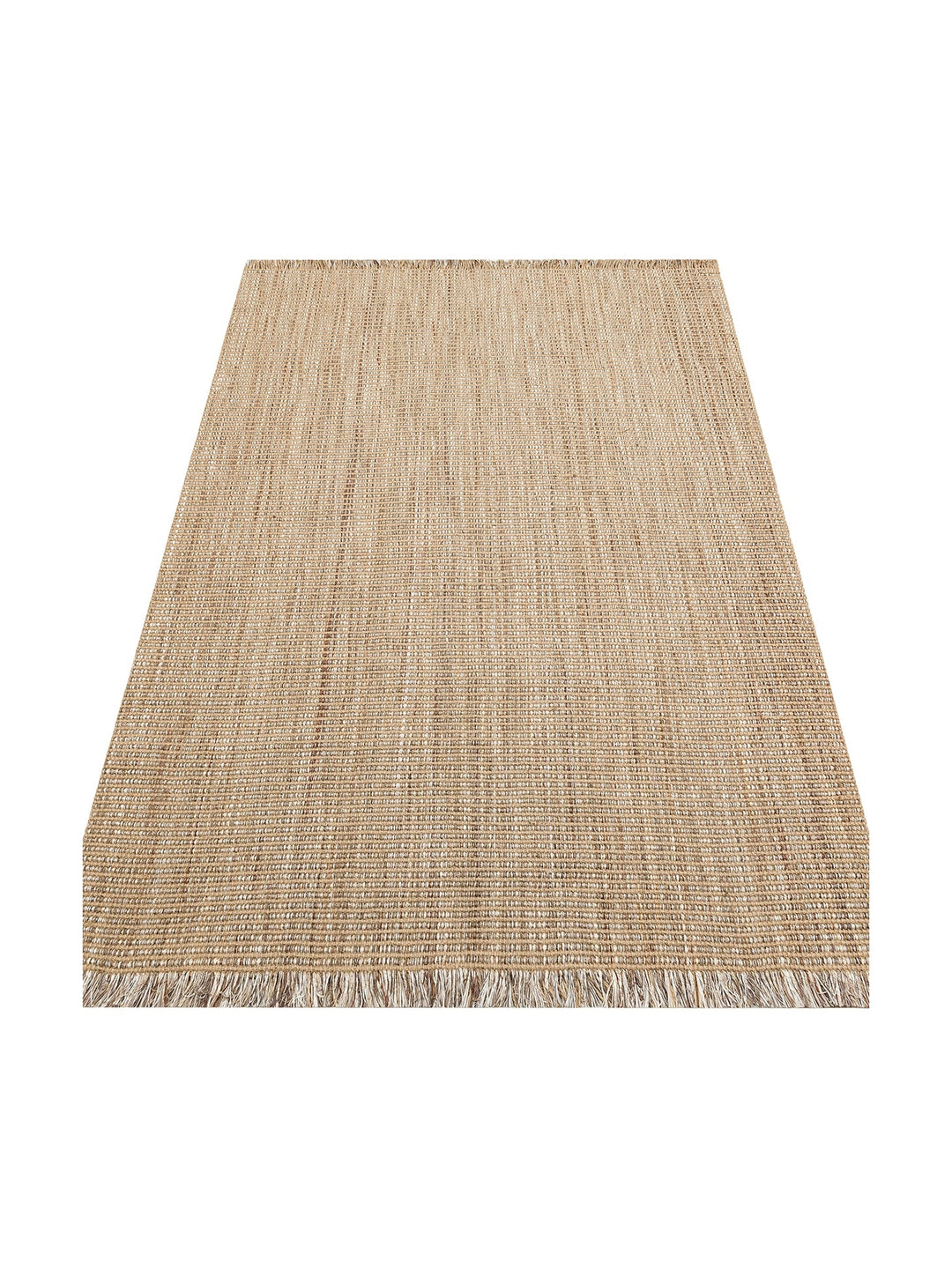 Kenitra Jüt Karışımlı Çift Taraflı Oturma Odası Koridor Antre Mutfak Balkon Modern Kilim 01 BEIGE - Carpetdocia