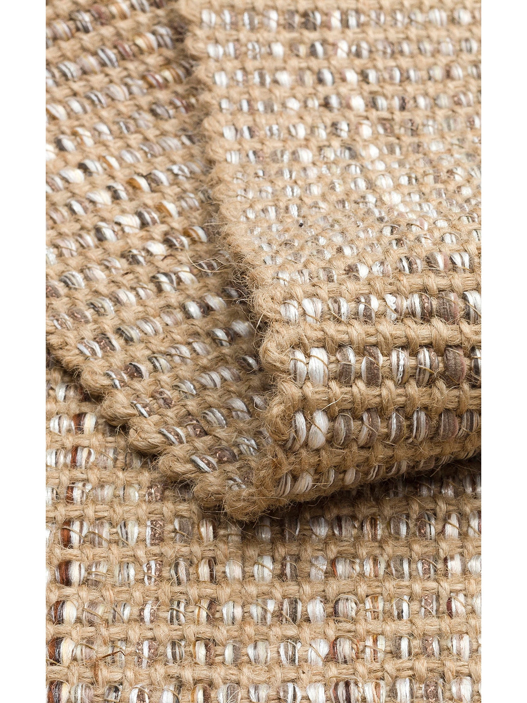Kenitra Jüt Karışımlı Çift Taraflı Oturma Odası Koridor Antre Mutfak Balkon Modern Kilim 01 BEIGE - Carpetdocia
