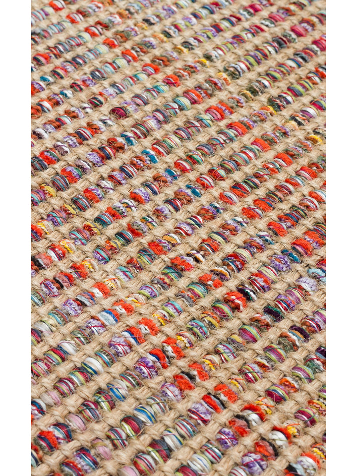 Kenitra Jüt Karışımlı Çift Taraflı Oturma Odası Koridor Antre Mutfak Balkon Modern Kilim 01 MULTY - Carpetdocia