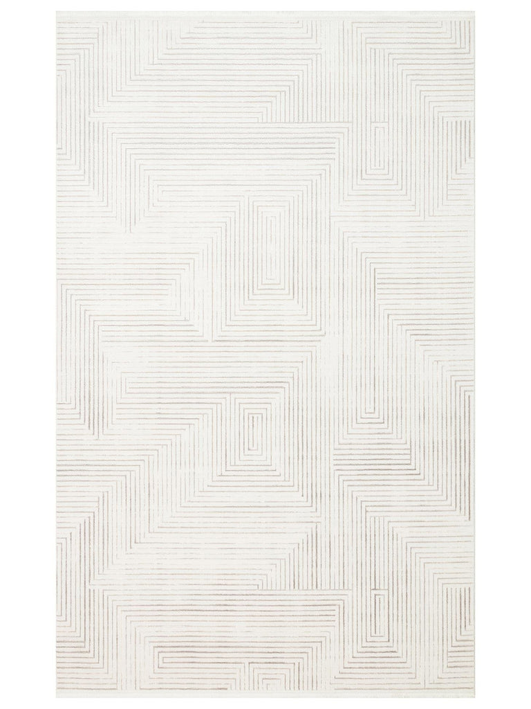Kylie Series Living Room Living Room Corridor Entrance Bright and Simple Modern Carpet 02 CREAM GREY