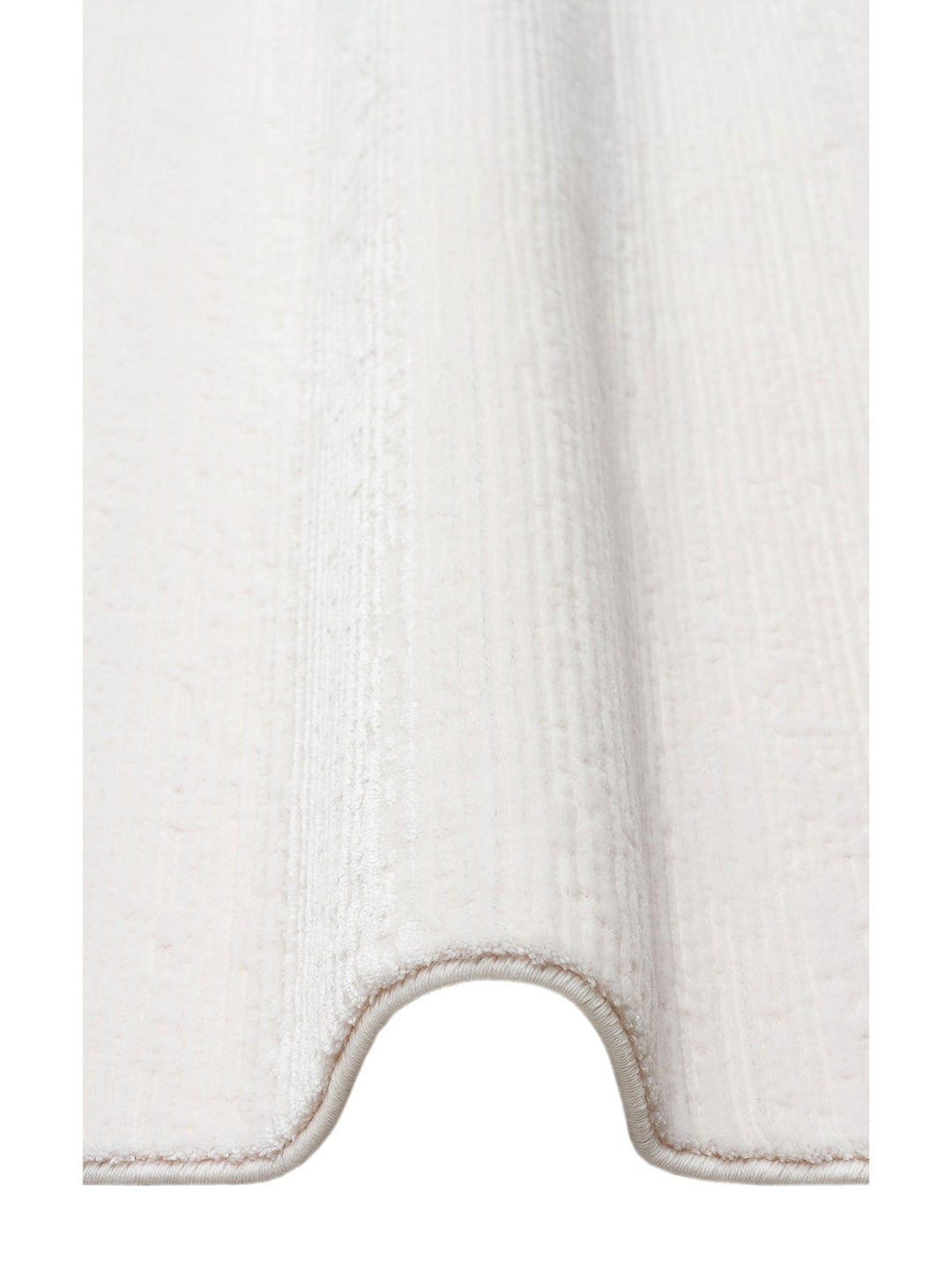 Kylie Serisi Salon Oturma Odası Koridor Antre Parlak ve Sade Modern Halı PLAIN CREAM - Carpetdocia