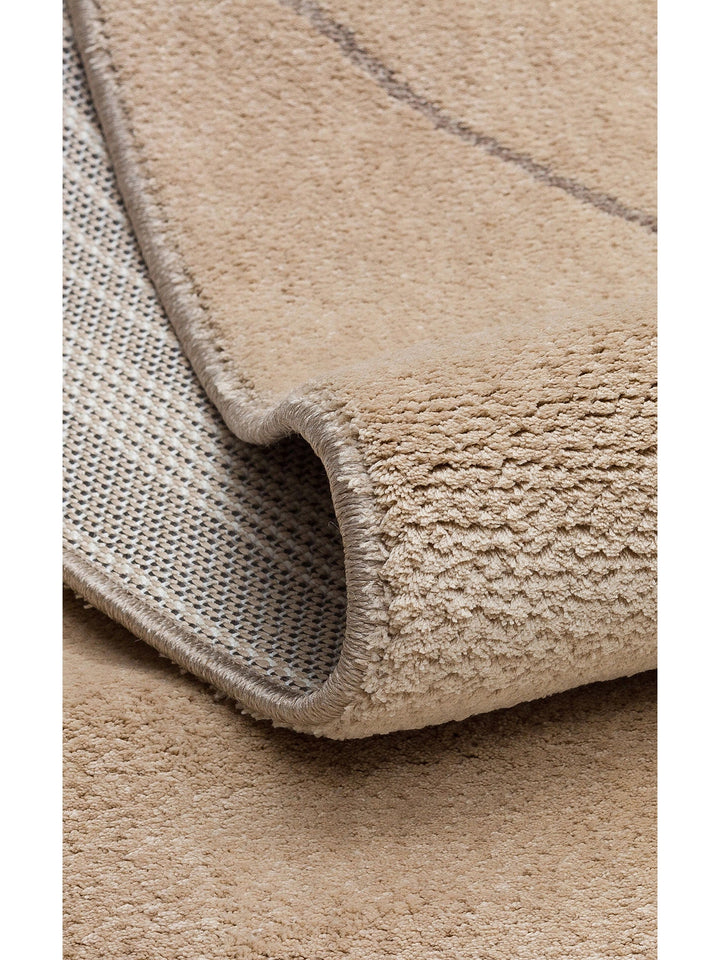 Lounge Serisi Etnik Desenlere Sahip Salon Oturma Odası Koridor Yumuşak Modern Halı 02 BEIGE - Carpetdocia