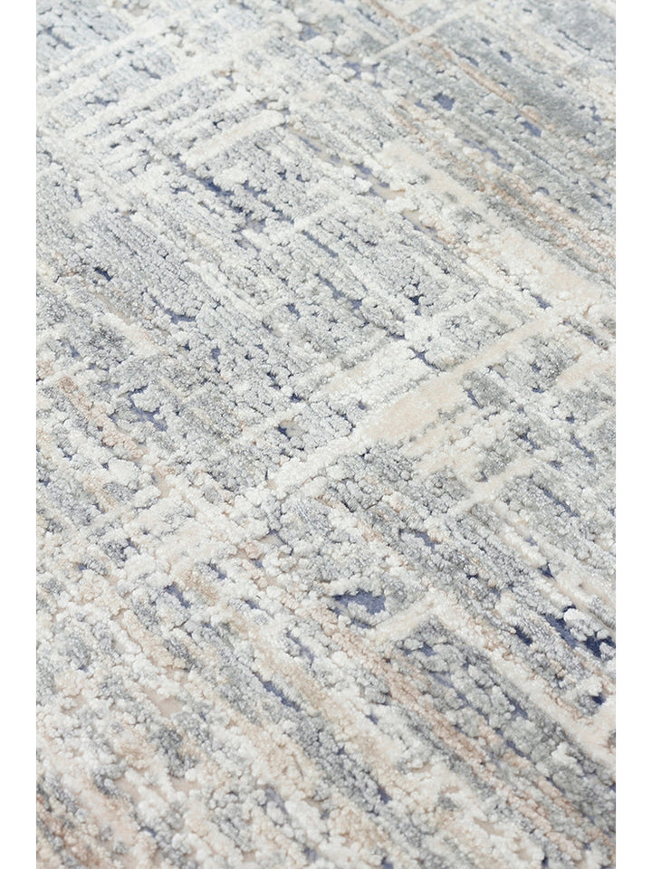 Lucia Serisi Modern Parlak Salon Oturma Odası Yatak Odası Antre Halı MARINE - Carpetdocia
