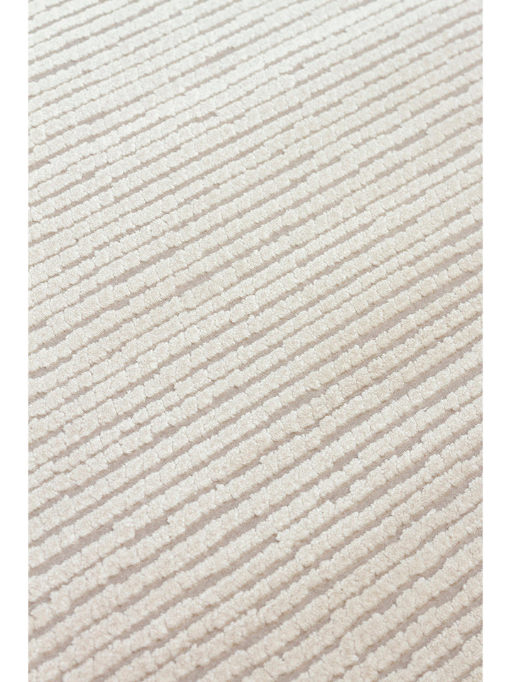Lucia Serisi Modern Parlak Salon Oturma Odası Yatak Odası Antre Halı PLAIN BEIGE - Carpetdocia