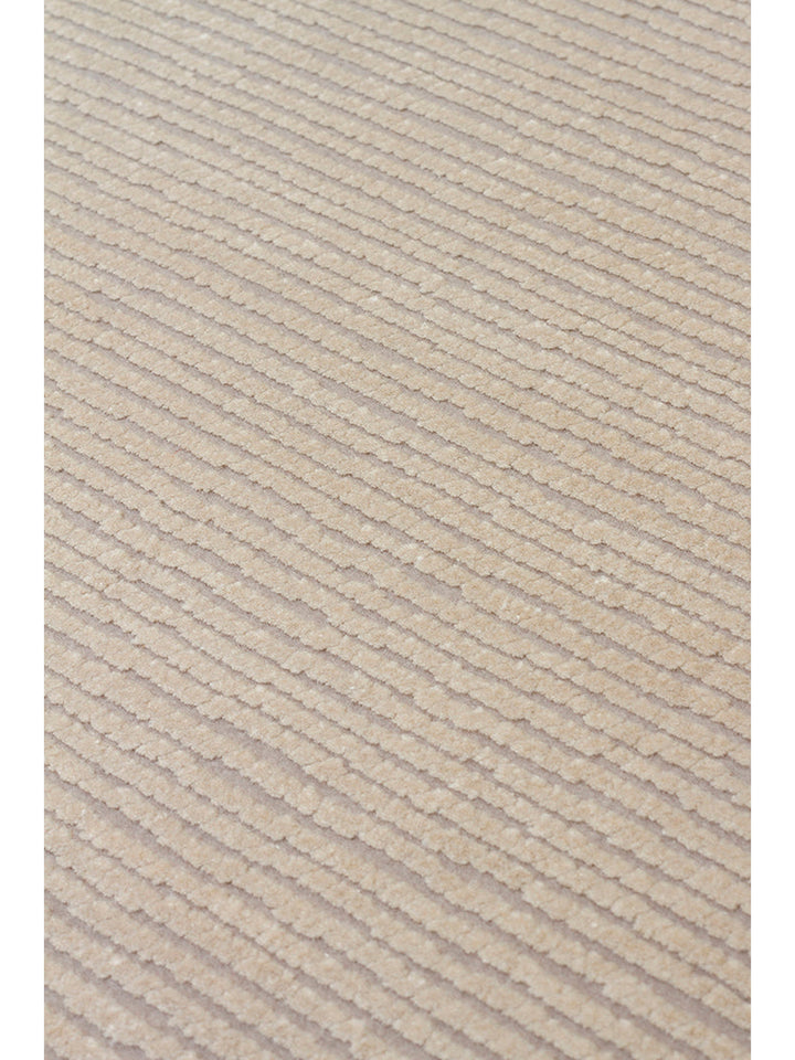 Lucia Serisi Modern Parlak Salon Oturma Odası Yatak Odası Antre Halı PLAIN BEIGE - Carpetdocia