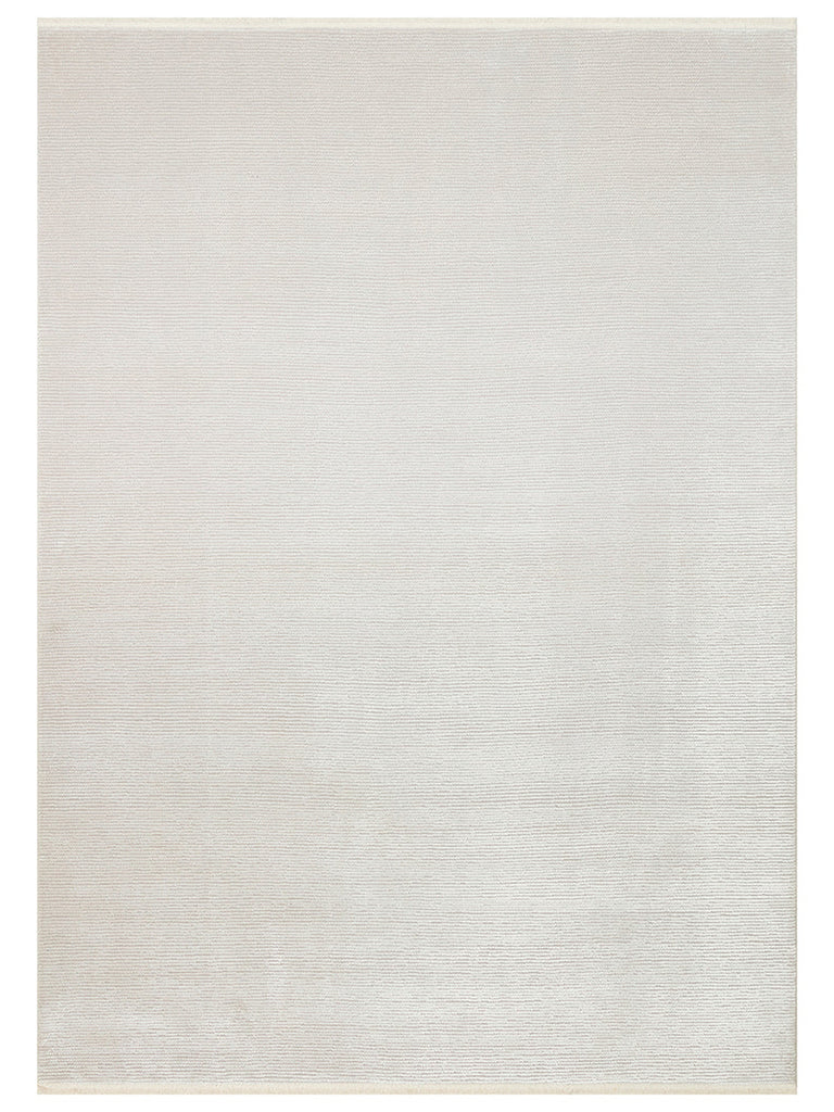 Lucia Series Modern Bright Living Room Living Room Bedroom Entrance Carpet PLAIN IVORY