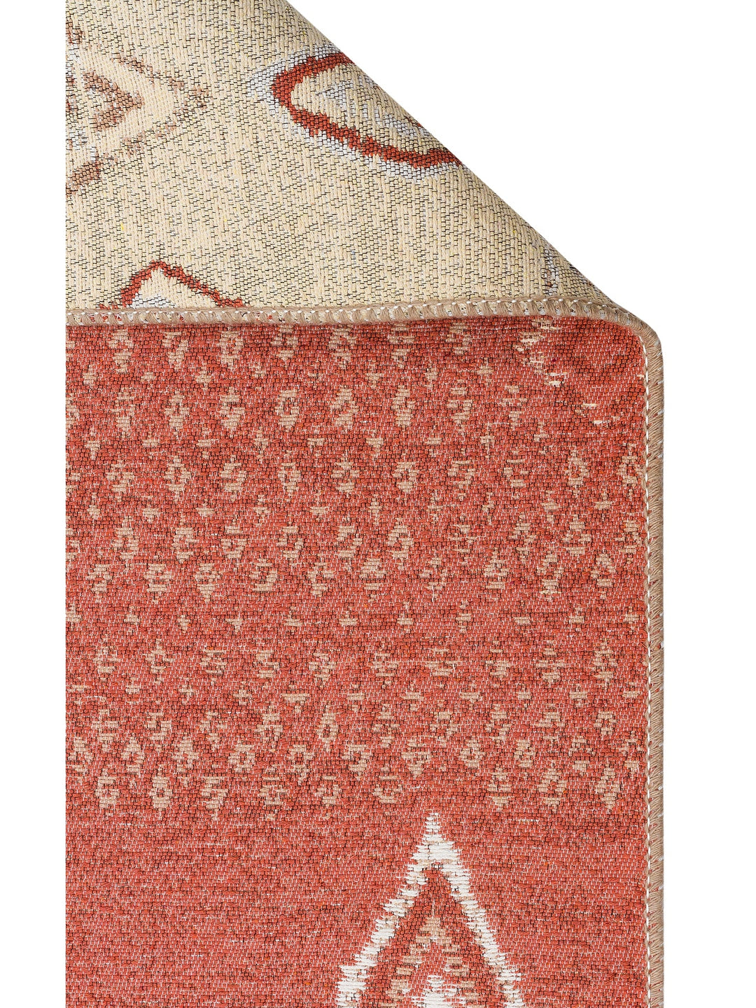 Maya %100 Naturel Pamuk Yıkanabilir Çift Taraflı Oturma Odası Mutfak Koridor Modern Kilim 37 TERRA - Carpetdocia