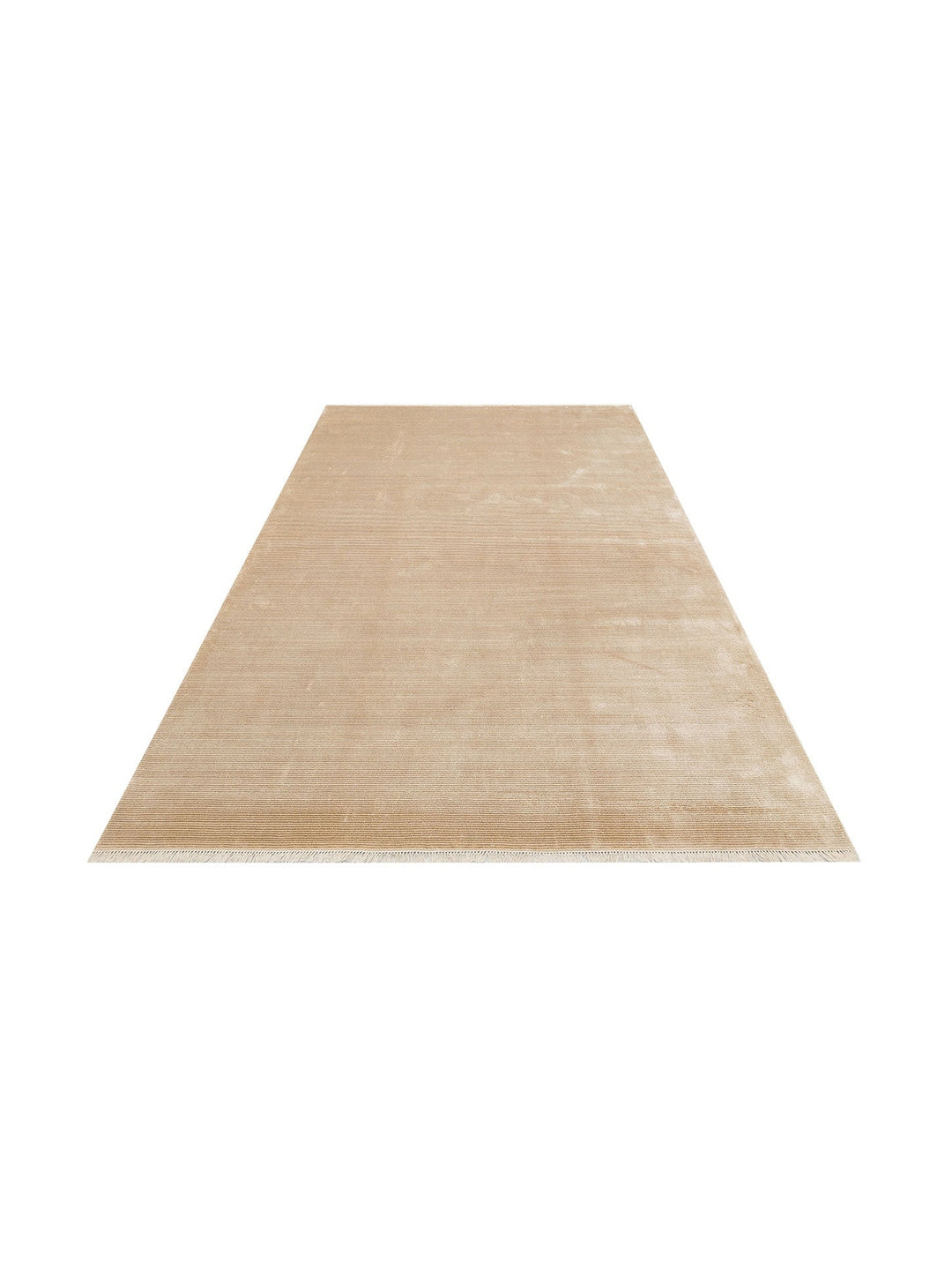 Montenegro Viskon Karışımlı Sade Desenli Sık Dokuma Oturma Odası Salon Koridor Modern Halı 01 BEIGE - Carpetdocia