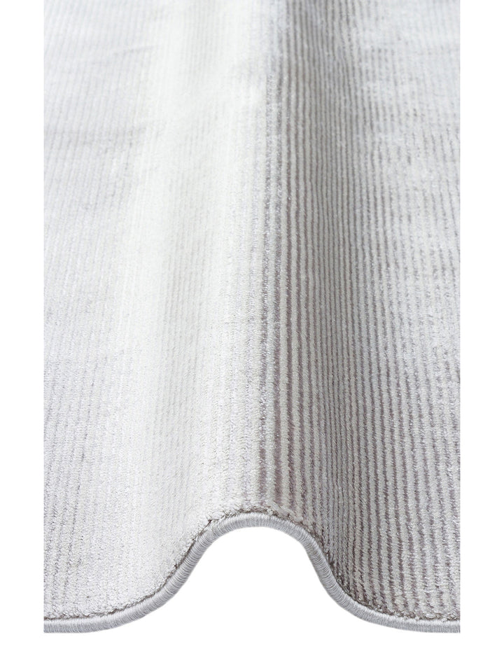 Montenegro Viskon Karışımlı Sade Desenli Sık Dokuma Oturma Odası Salon Koridor Modern Halı 01 GREY - Carpetdocia