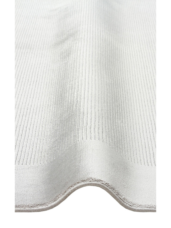 Montenegro Viskon Karışımlı Sade Desenli Sık Dokuma Oturma Odası Salon Koridor Modern Halı 02 GREY - Carpetdocia