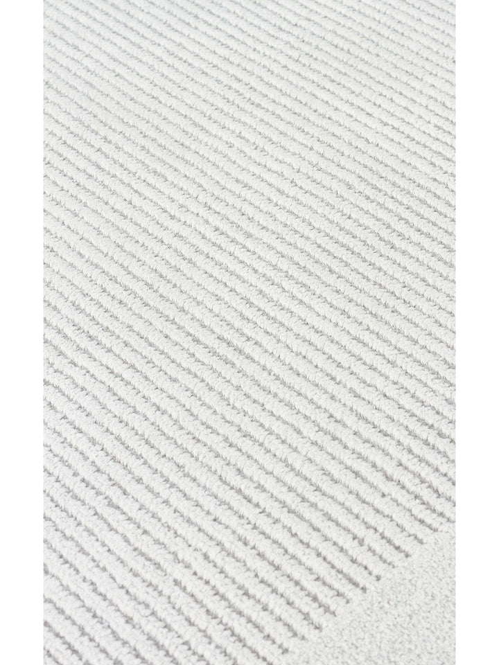 Montenegro Viskon Karışımlı Sade Desenli Sık Dokuma Oturma Odası Salon Koridor Modern Halı 02 GREY - Carpetdocia