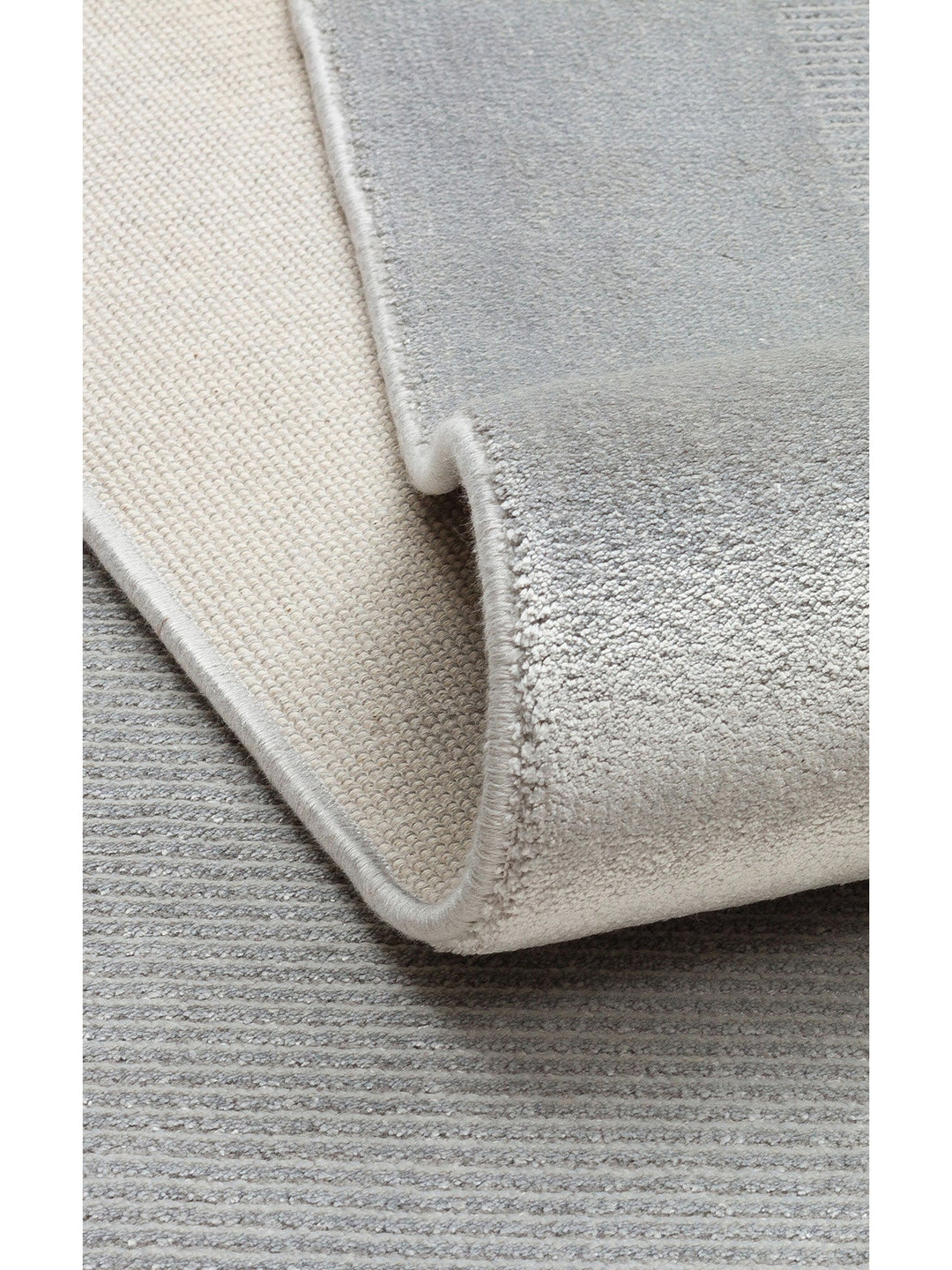 Montenegro Viskon Karışımlı Sade Desenli Sık Dokuma Oturma Odası Salon Koridor Modern Halı 02 GREY - Carpetdocia