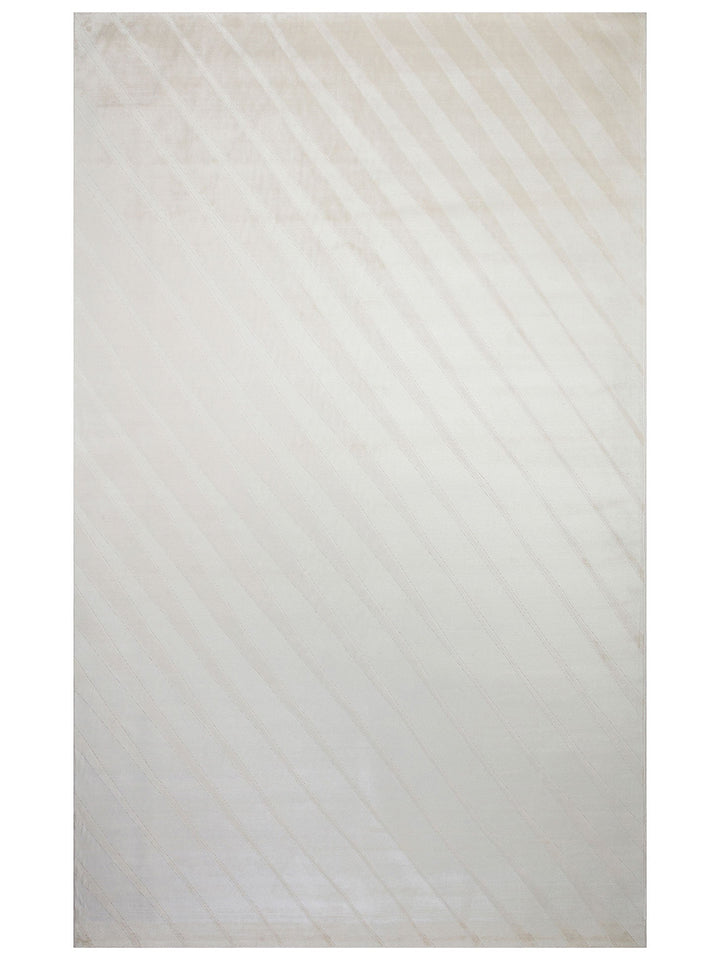 Monza Geometrik Desenli Yüksek Kalite Sık Dokuma Parlak Modern Salon Halısı 02 CREAM - Carpetdocia