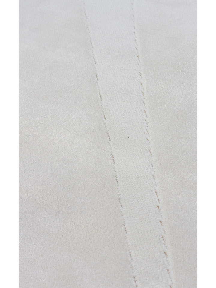 Monza Geometrik Desenli Yüksek Kalite Sık Dokuma Parlak Modern Salon Halısı 02 CREAM - Carpetdocia