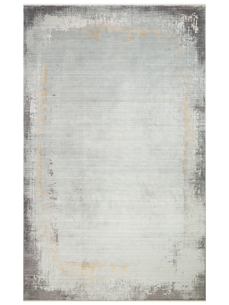 Mumbai Series Classic Patterned High Quality Tight Woven Bright Living Room Carpet 11 GREY GOLD