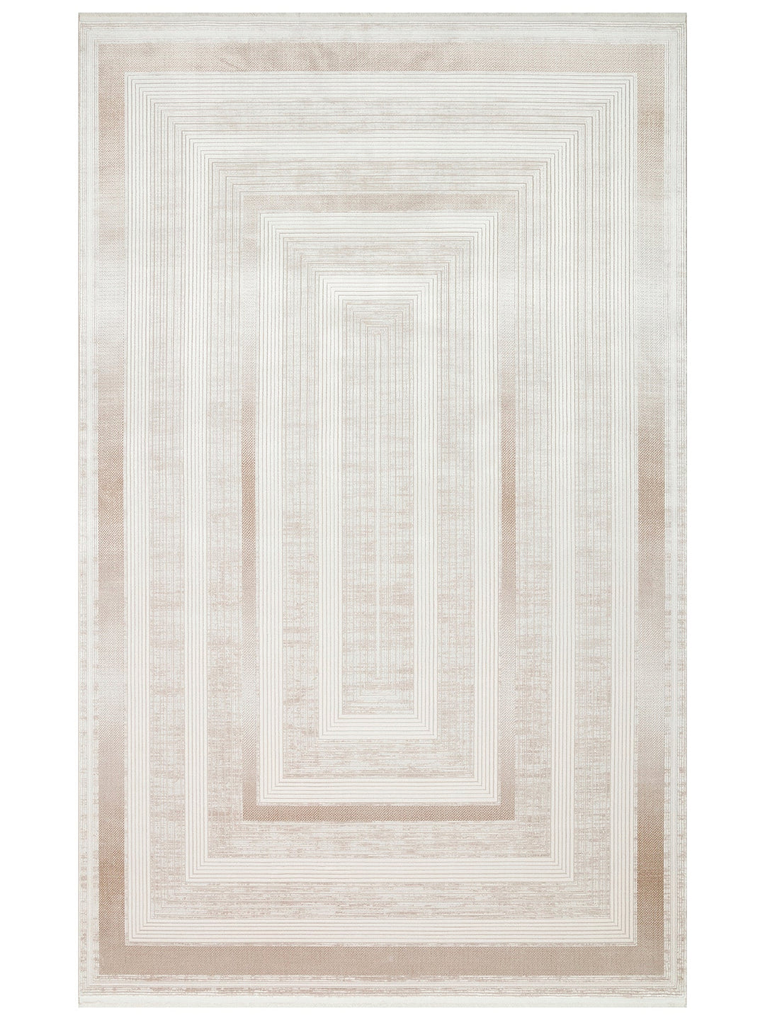 Mumbai Serisi Klasik Desenli Yüksek Kalite Sık Dokuma Parlak Salon Halısı 13 CREAM BEIGE - Carpetdocia