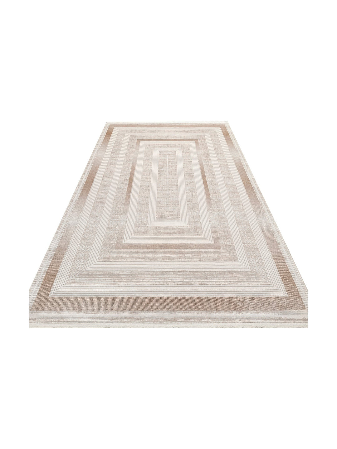 Mumbai Serisi Klasik Desenli Yüksek Kalite Sık Dokuma Parlak Salon Halısı 13 CREAM BEIGE - Carpetdocia