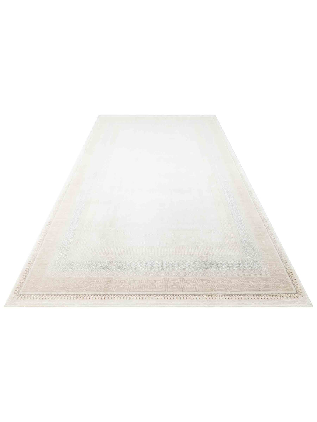 Mumbai Serisi Modern Desenli Yüksek Kalite Sık Dokuma Parlak Salon Halısı 07 CREAM GOLD - Carpetdocia
