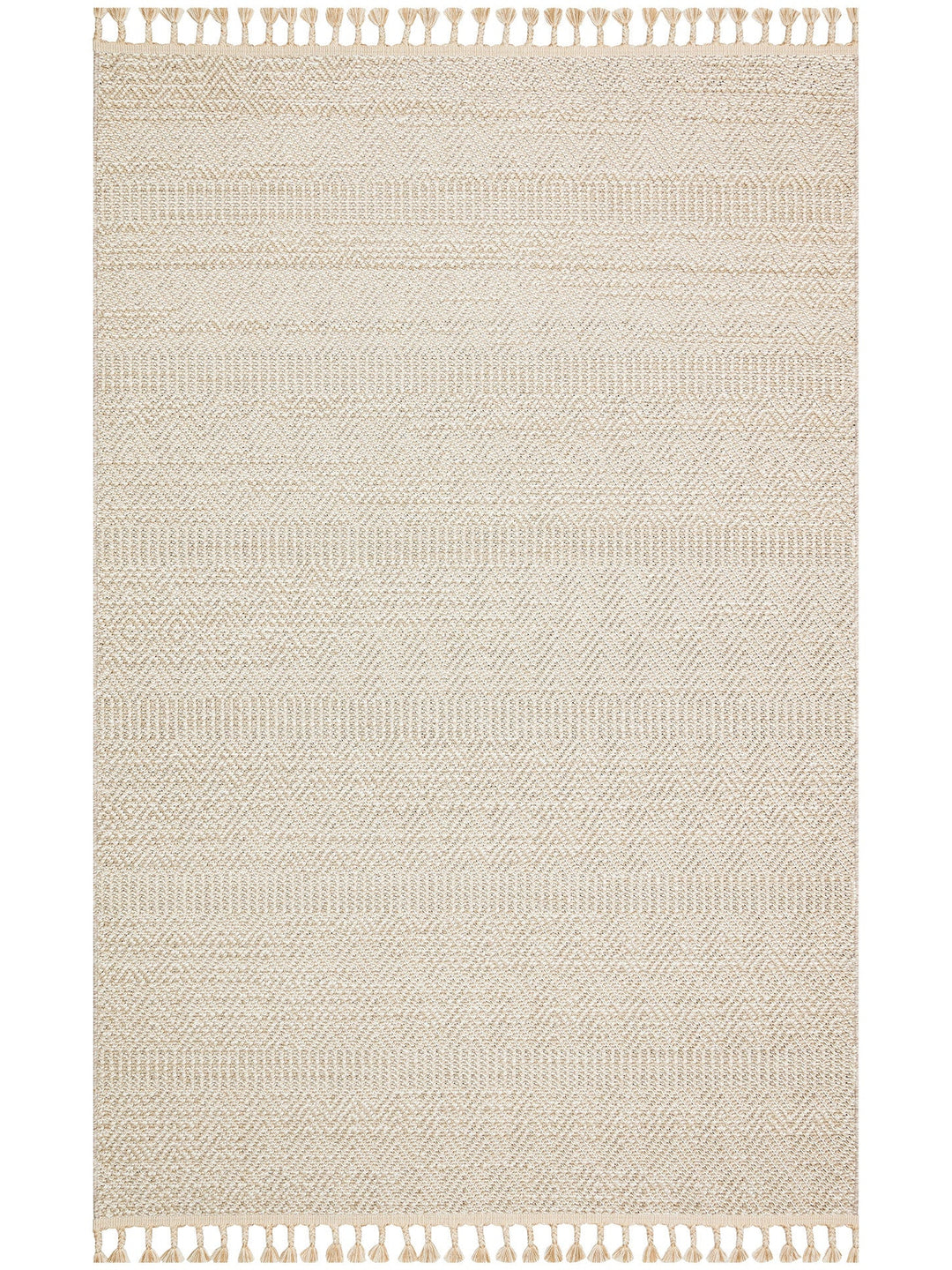 Ole Serisi Hasır Dokuma Oturma Odası Salon Koridor Antre Mutfak Modern İskandinav Halı 01 BEIGE - Carpetdocia