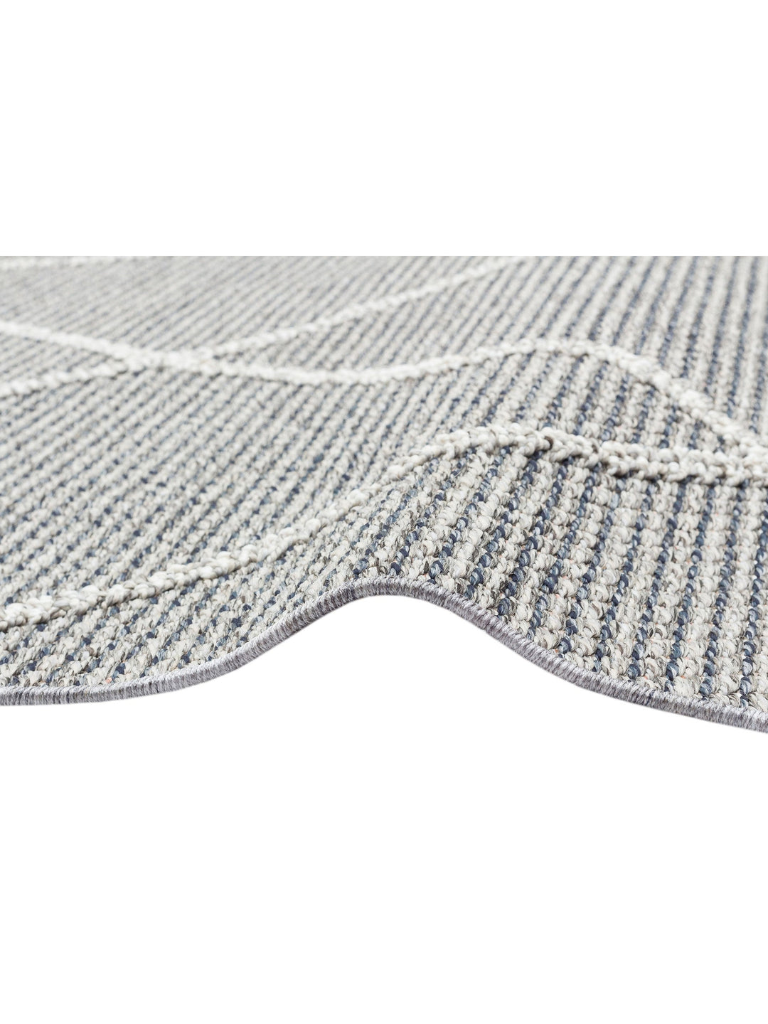Ole Serisi Hasır Dokuma Oturma Odası Salon Koridor Antre Mutfak Modern İskandinav Halı 02 GREY - Carpetdocia
