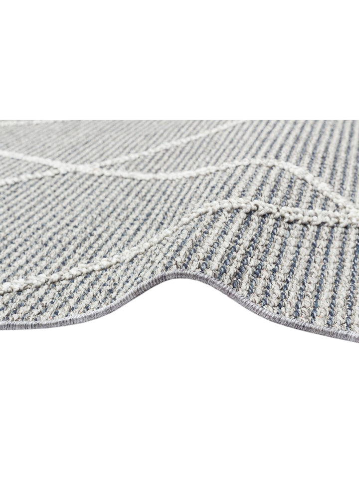 Ole Serisi Hasır Dokuma Oturma Odası Salon Koridor Antre Mutfak Modern İskandinav Halı 02 GREY - Carpetdocia