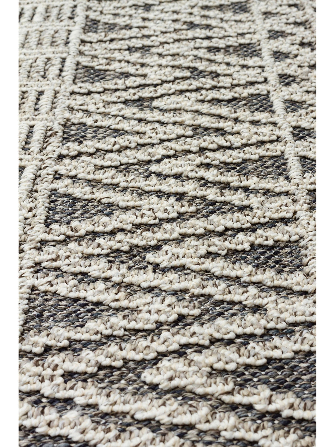 Ole Serisi Hasır Dokuma Oturma Odası Salon Koridor Antre Mutfak Modern İskandinav Halı 14 GREY - Carpetdocia