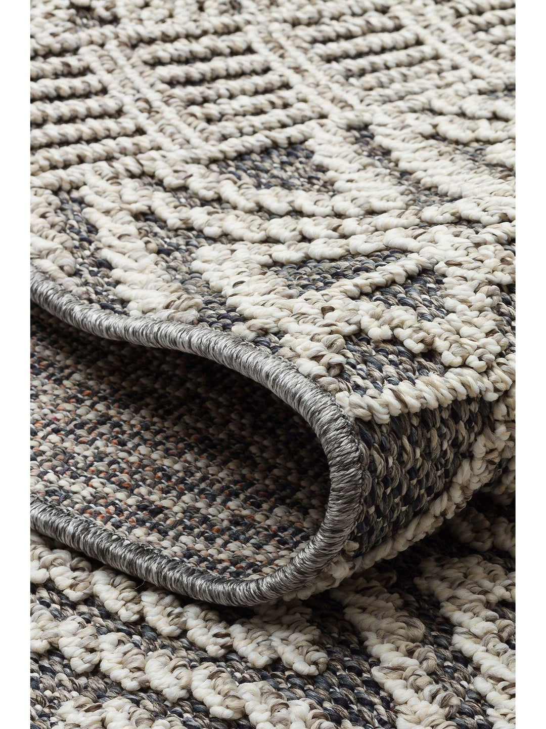Ole Serisi Hasır Dokuma Oturma Odası Salon Koridor Antre Mutfak Modern İskandinav Halı 14 GREY - Carpetdocia