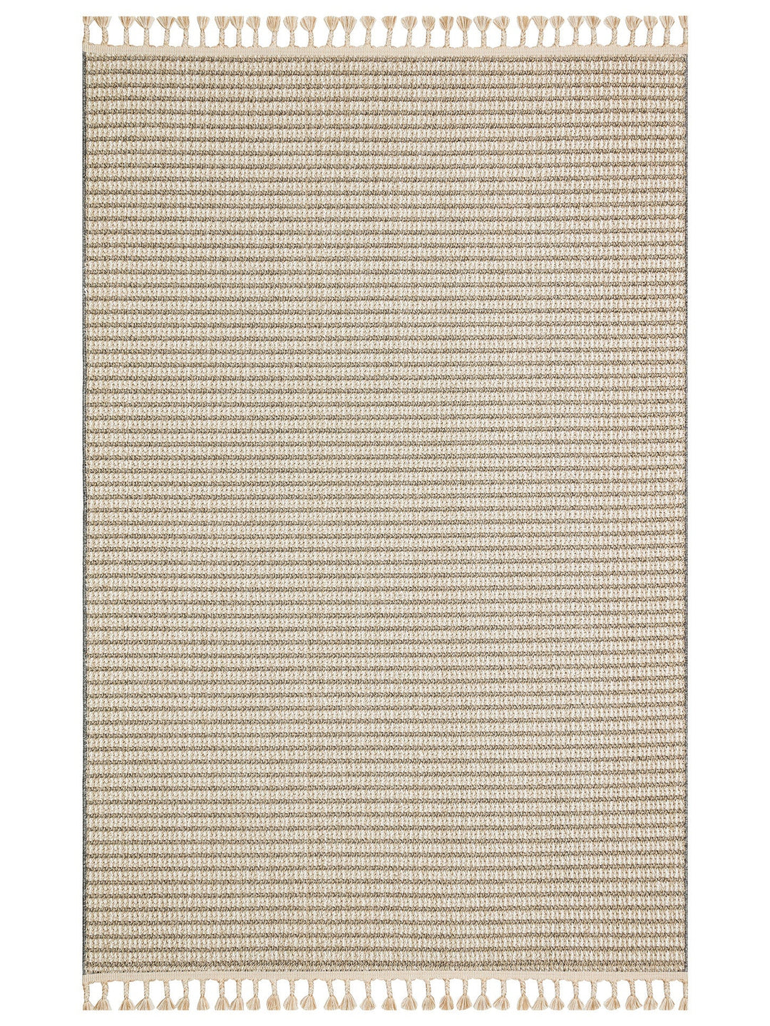 Ole Serisi Hasır Dokuma Oturma Odası Salon Koridor Antre Mutfak Modern İskandinav Halı 17 BEIGE IVORY - Carpetdocia