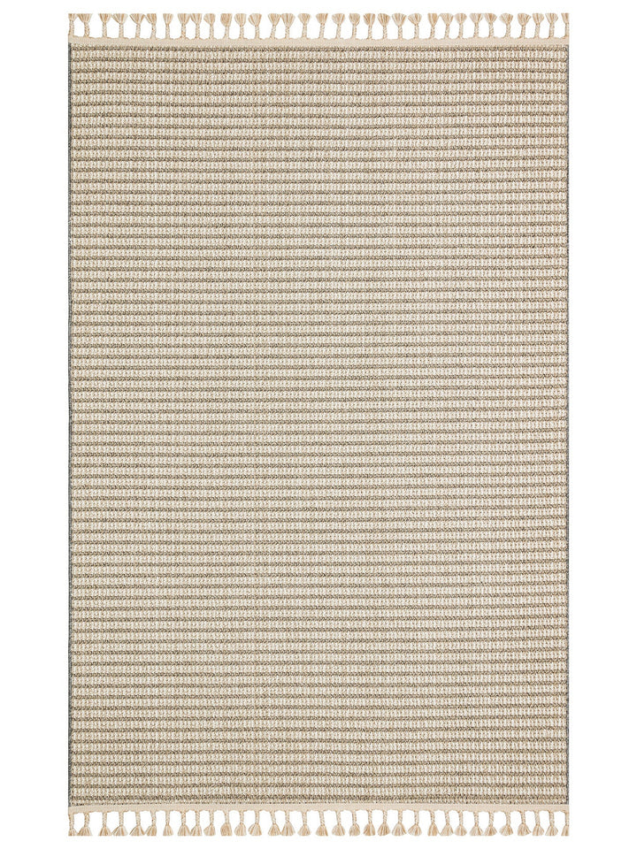 Ole Serisi Hasır Dokuma Oturma Odası Salon Koridor Antre Mutfak Modern İskandinav Halı 17 BEIGE IVORY - Carpetdocia