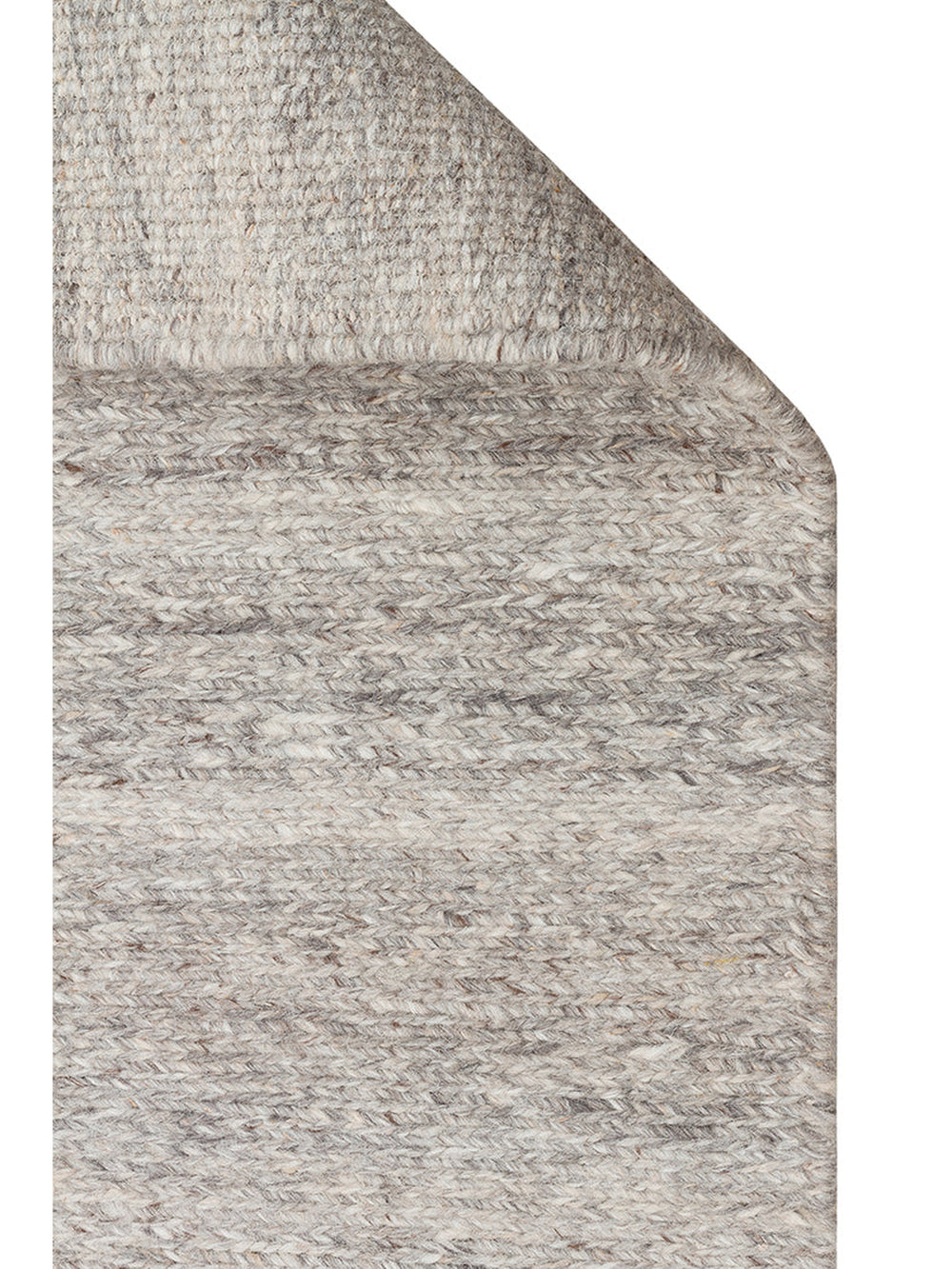 Paglia Serisi %100 Naturel Yeni Zelanda Yünü Sumak Düğümü El Dokuma Salon Oturma Odası Halı GREY - Carpetdocia