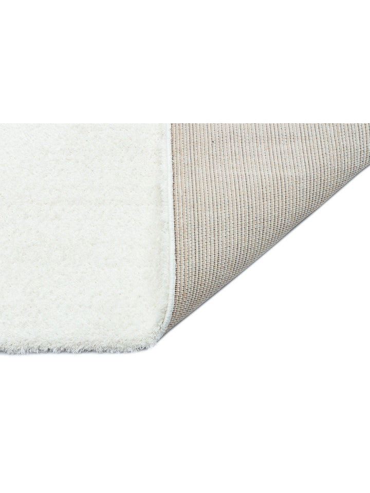 Peluche Hav Toz Vermez Yumuşak Modern Oturma Odası Salon Koridor Pofuduk Shaggy Halı 1006 WHITE - Carpetdocia