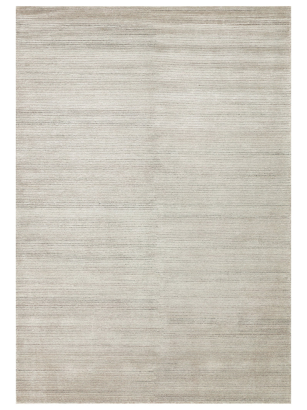 Portofino Serisi %100 Naturel Viskon Yün Pamuk El Dokuma Modern Salon Oturma Odası Halı SILVER - Carpetdocia