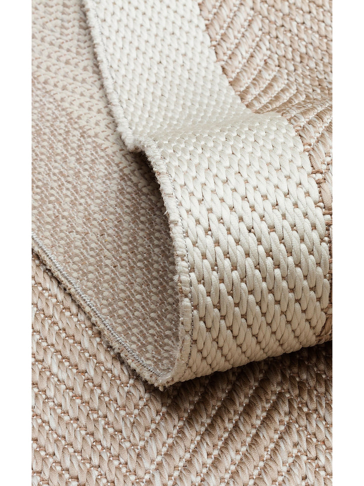 Resort Pamuklu Kaymaz Tabanlı Oturma Odası Koridor Antre Mutfak Şık Kilim 02 BEIGE - Carpetdocia