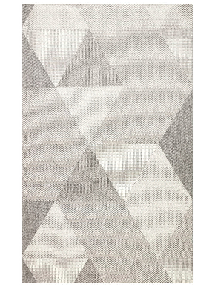 Resort Pamuklu Kaymaz Tabanlı Oturma Odası Koridor Antre Mutfak Şık Kilim 03 GREY - Carpetdocia