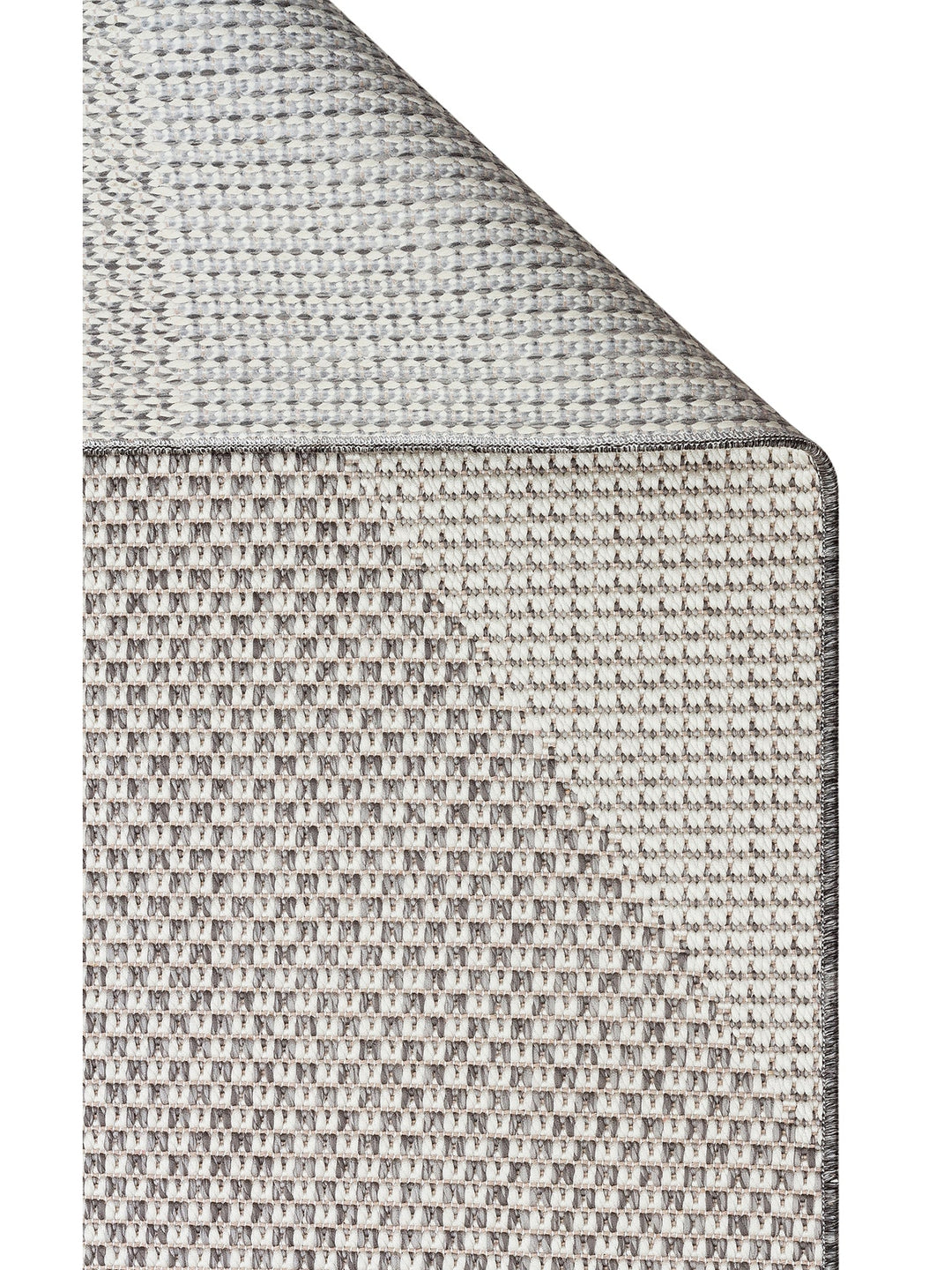 Resort Pamuklu Kaymaz Tabanlı Oturma Odası Koridor Antre Mutfak Şık Kilim 03 GREY - Carpetdocia