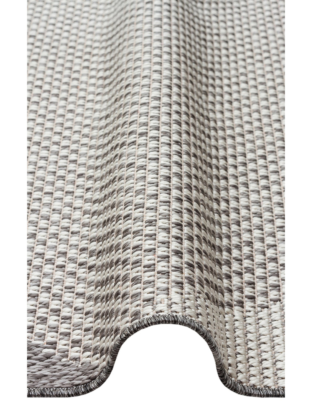 Resort Pamuklu Kaymaz Tabanlı Oturma Odası Koridor Antre Mutfak Şık Kilim 03 GREY - Carpetdocia